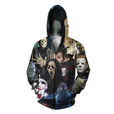 3D The Walking Dead zipHoodies Sweatshirt