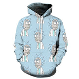 3D Rick And Morty zipHoodies Sweatshirt