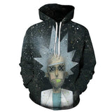 3D Rick And Morty zipHoodies Sweatshirt