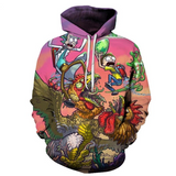 3D Rick And Morty zipHoodies Sweatshirt