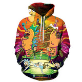 3D Rick And Morty zipHoodies Sweatshirt