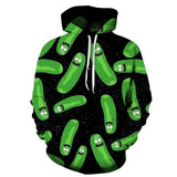3D Rick And Morty zipHoodies Sweatshirt