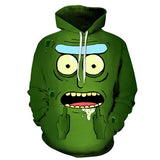 3D Rick And Morty zipHoodies Sweatshirt