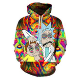 3D Rick And Morty zipHoodies Sweatshirt