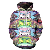 3D Rick And Morty zipHoodies Sweatshirt