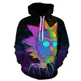 3D Rick And Morty zipHoodies Sweatshirt