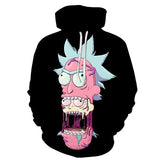 3D Rick And Morty zipHoodies Sweatshirt