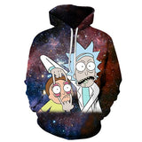 3D Rick And Morty zipHoodies Sweatshirt