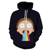 3D Rick And Morty zipHoodies Sweatshirt
