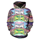 3D Rick And Morty zipHoodies Sweatshirt
