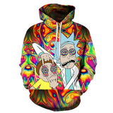 3D Rick And Morty zipHoodies Sweatshirt