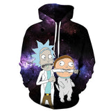 3D Rick And Morty zipHoodies Sweatshirt