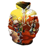 3D Rick And Morty zipHoodies Sweatshirt