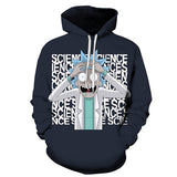 3D Rick And Morty zipHoodies Sweatshirt