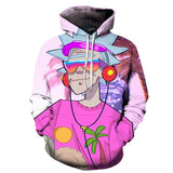 3D Rick And Morty zipHoodies Sweatshirt