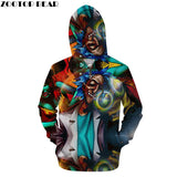 3D Rick And Morty zipHoodies Sweatshirt