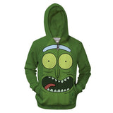 3D Rick And Morty zipHoodies Sweatshirt