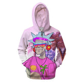 3D Rick And Morty zipHoodies Sweatshirt
