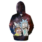 3D Rick And Morty zipHoodies Sweatshirt
