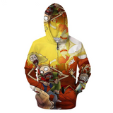 3D Rick And Morty zipHoodies Sweatshirt