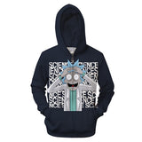 3D Rick And Morty zipHoodies Sweatshirt