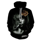 3D Skull Hoody Black Hoodies