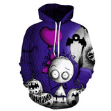 3D Skull Hooded Hoodies