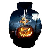 3D Skull Hooded Hoodies