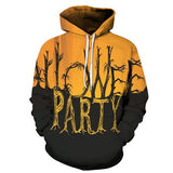 3D Skull Hooded Hoodies