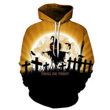 3D Skull Hooded Hoodies