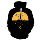 3D Skull Hooded Hoodies