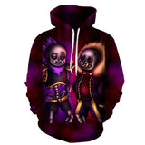 3D Skull Hooded Hoodies
