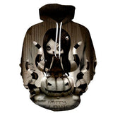 3D fire pumpkin 3D Hoodies