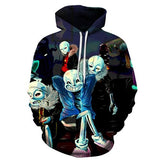 3D fire pumpkin 3D Hoodies