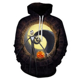3D fire pumpkin 3D Hoodies