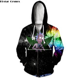 3D Rick And Morty zipHoodies Sweatshirt