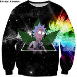 3D Rick And Morty zipHoodies Sweatshirt