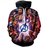 3D Avengers zipHoodies Sweatshirt