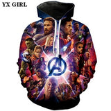 3D Avengers zipHoodies Sweatshirt