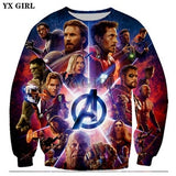 3D Avengers zipHoodies Sweatshirt