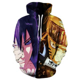 3D Naruto zipHoodies Sweatshirt