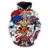 3D Naruto zipHoodies Sweatshirt