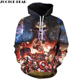 3D Avengers zipHoodies Sweatshirt