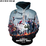 3D Avengers zipHoodies Sweatshirt