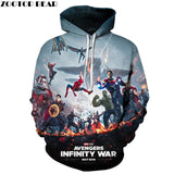 3D Avengers zipHoodies Sweatshirt