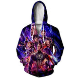 3D Avengers zipHoodies Sweatshirt