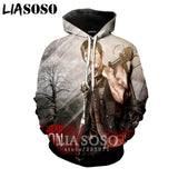 3D The Walking Dead zipHoodies Sweatshirt