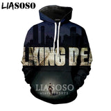 3D The Walking Dead zipHoodies Sweatshirt