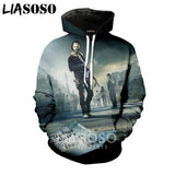 3D The Walking Dead zipHoodies Sweatshirt