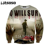 3D The Walking Dead zipHoodies Sweatshirt